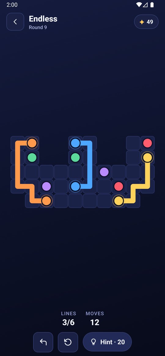 A puzzle played on a crown-shaped board instead of a square